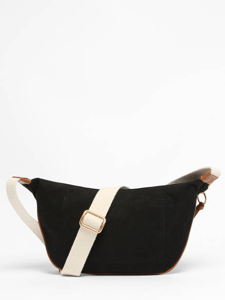 Sac Banane Le Cabas Coton Vanessa bruno Noir cabas 1V40902 vue secondaire 4