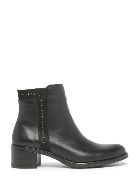 Bottines Chiara En Cuir Dorking Noir women D9134