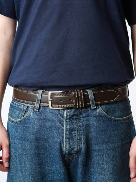 Ceinture Petit prix cuir Marron belt 40 vue secondaire 1