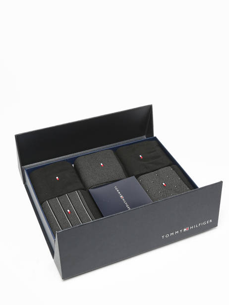 Chaussettes Tommy hilfiger Noir socks men 71224442 vue secondaire 2