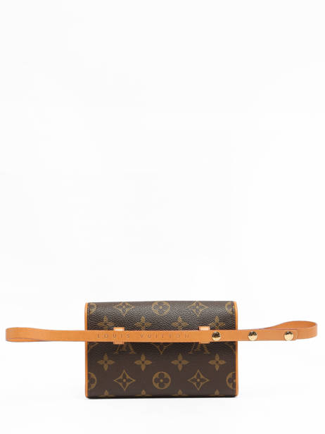 Sac Banane D'occasion Louis Vuitton Florentine Monogrammé Brand connection Marron louis vuitton AAX5645 vue secondaire 4