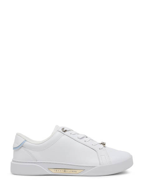 Sneakers En Cuir Tommy hilfiger Blanc women 77020K6