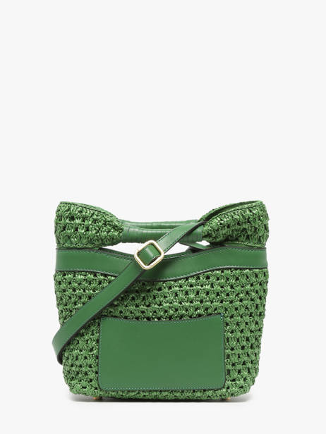 Crossbody Bag Escapade Straw Etrier Green escapade EESC042S other view 4