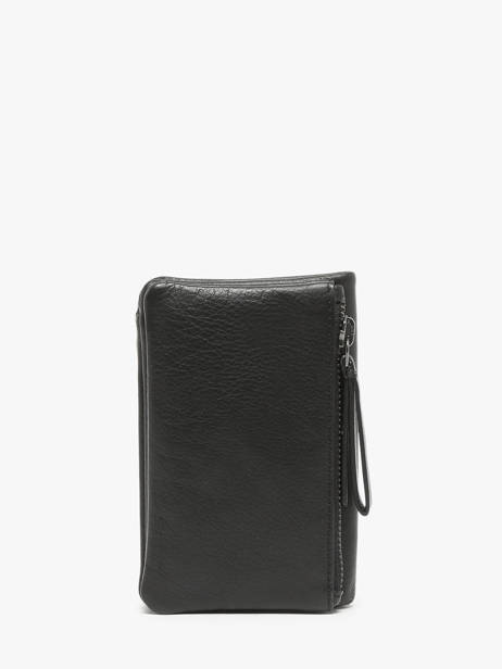 Wallet Leather Biba Black wallet SFM4L other view 2