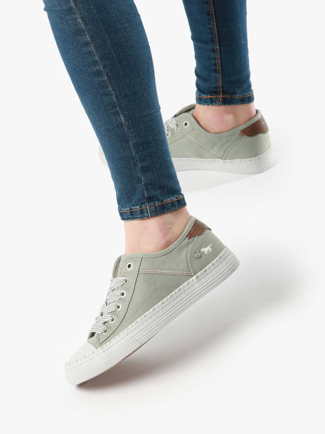 Sneakers Mustang Green women 1376303 other view 2