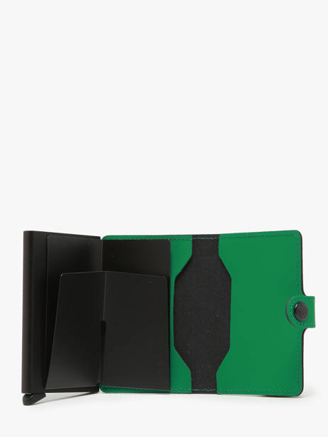 Porte-cartes Cuir Secrid Vert matte MM vue secondaire 2