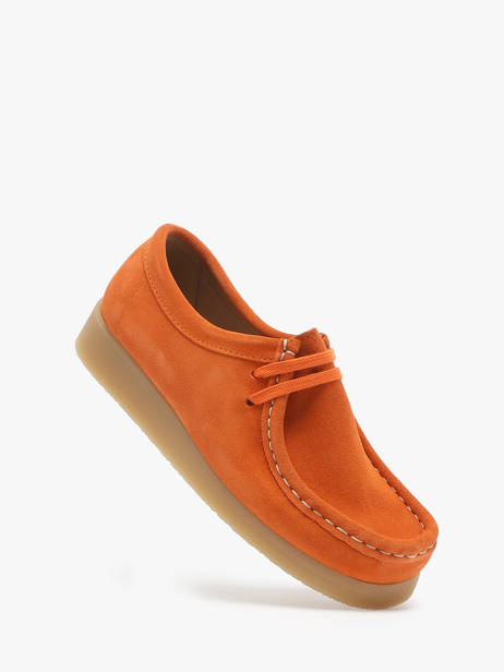 Derby Shoes In Leather Another step Orange unisex 7010 other view 1