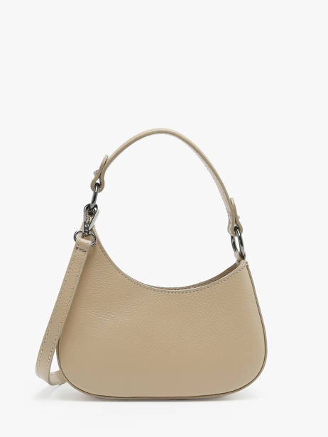 Leather Caviar Crossbody Tas Milano Beige caviar CA23118