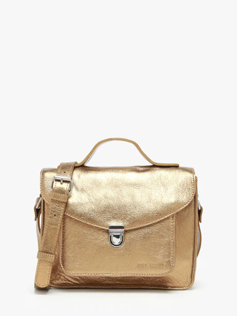 Crossbody Bag Vintage Leather Paul marius Gold vintage GEORGE