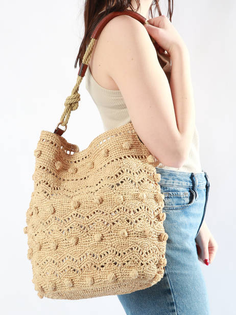 Shoulder Bag Hobo Vanessa bruno Beige hobo 84V40746 other view 1