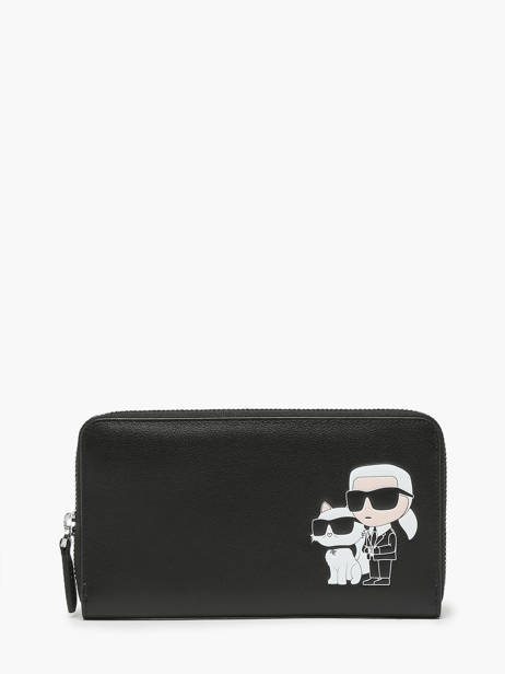 Leather K/ikonik 2.0 Wallet Karl lagerfeld Black k ikonic 2.0 240W3260