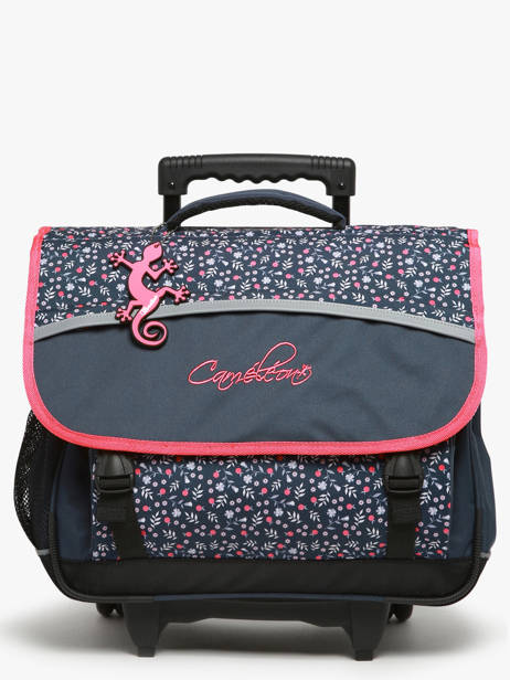 Cartable à Roulettes Enfant 3 Compartiments Cameleon Rose actual CR41 vue secondaire 7