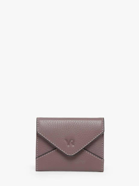 Porte-monnaie Cuir Yves renard Violet enveloppe 29250