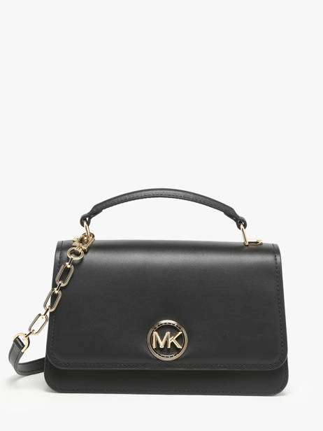 Sac Bandoulière Delancey Cuir Michael kors Noir delancey T4GD8S6L