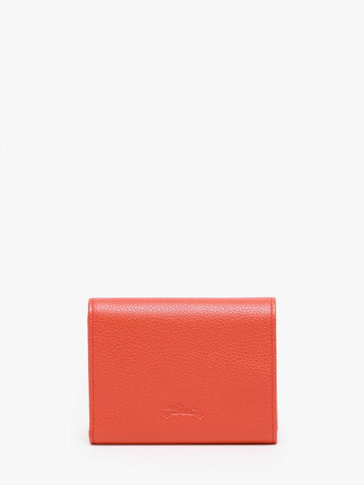 Longchamp Le foulonné Wallet Orange