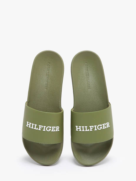 Claquettes Tommy hilfiger Vert men 5022MSD