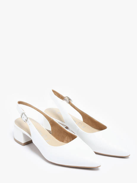 Escarpins Avec Brides En Cuir Tamaris Blanc women 42 vue secondaire 1