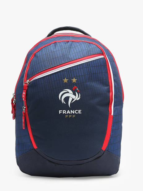 Sac à Dos 3 Compartiments Federat. france football Bleu fff 24GX204B