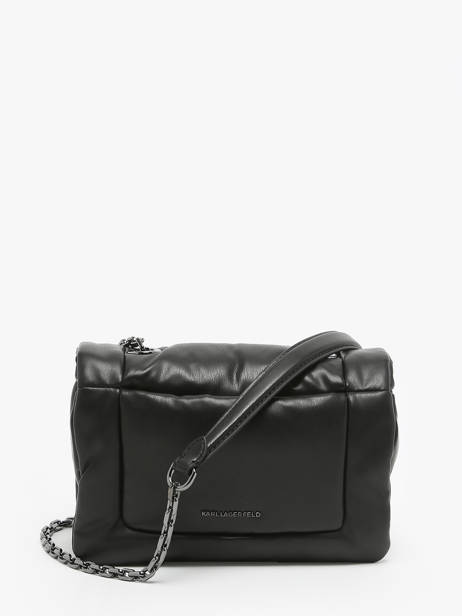 Shoulder Bag K Ikonic 2.0 Polyurethane Karl lagerfeld Black k ikonic 2.0 245W3055 other view 4