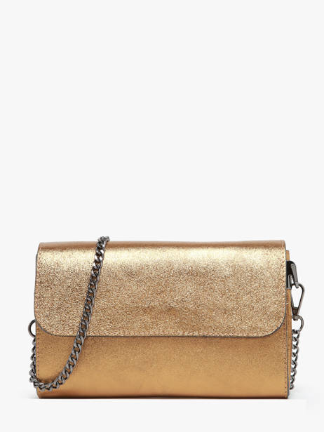 Sac Bandoulière Nine Cuir Milano Or nine NI23064N