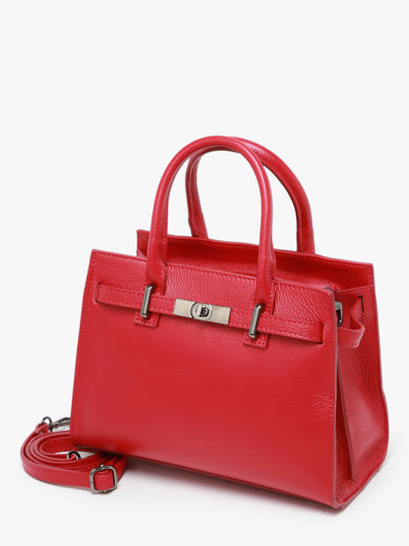 Handbag Caviar Leather Milano Red caviar CA24063 other view 2