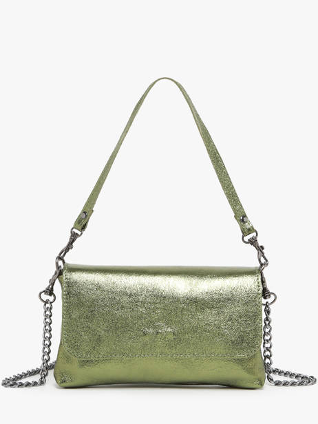 Sac Bandoulière Nine Cuir Milano Vert nine NI24063