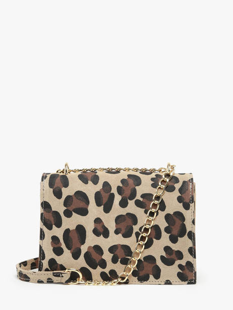 Sac Bandoulière Velvet Leopardo Cuir Milano Multicolore velvet leopardo VL21121 vue secondaire 4