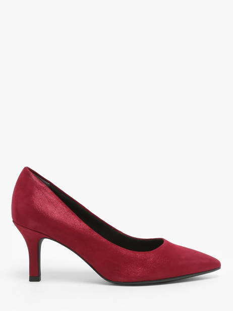 Pumps In Leather Tamaris Red women 41