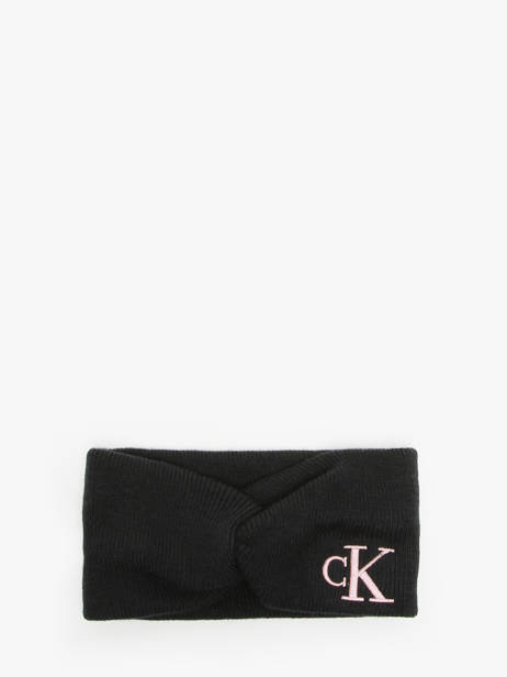 Bonnet Calvin klein jeans Noir monogram embro K612658