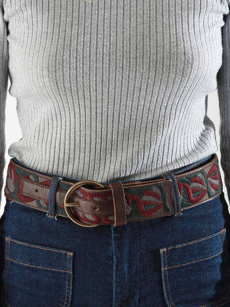 Ceinture Biba Marron accessoires SUM1A vue secondaire 1