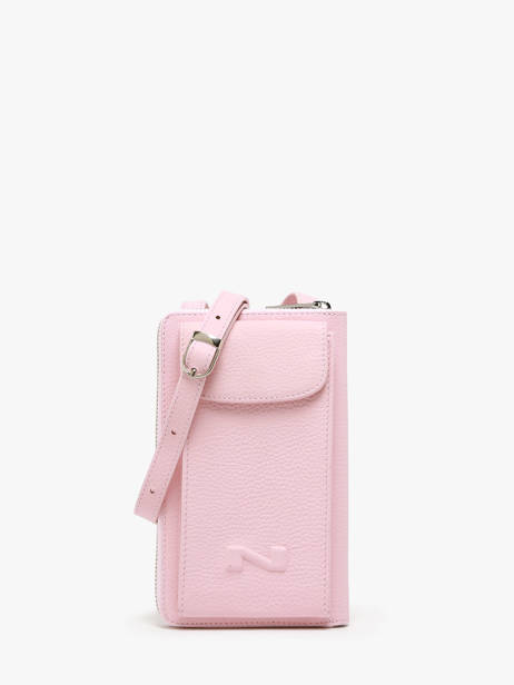 Etui Téléphone Pocket Cuir Nathan baume Rose n city 3