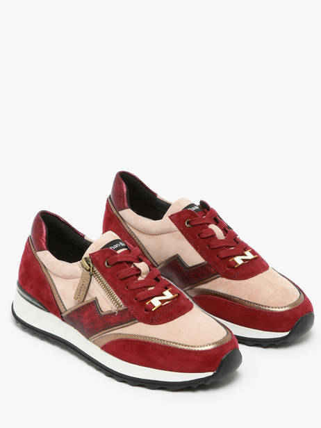 Sneakers In Leather Nathan baume Red women 242S0103 other view 2