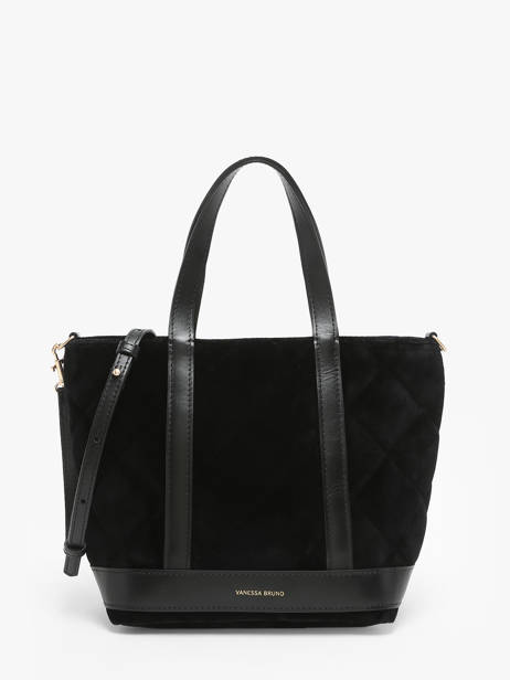 Sac Cabas S En Velours Vanessa bruno Noir cabas 42V40435