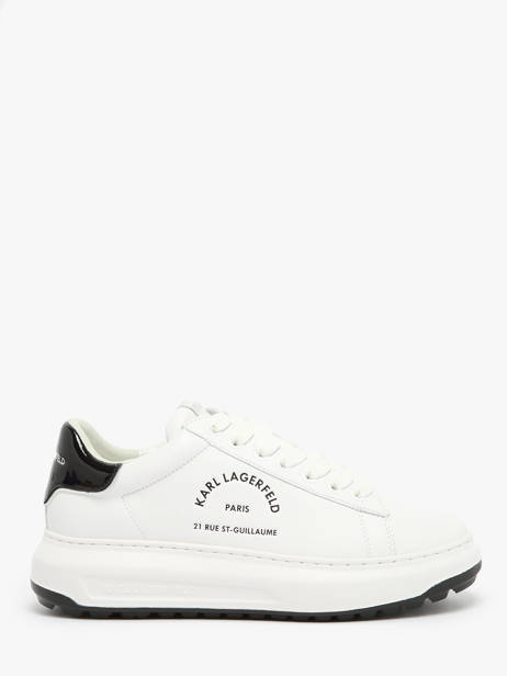 Sneakers Kapri Maison In Leather Karl lagerfeld White men KL57538