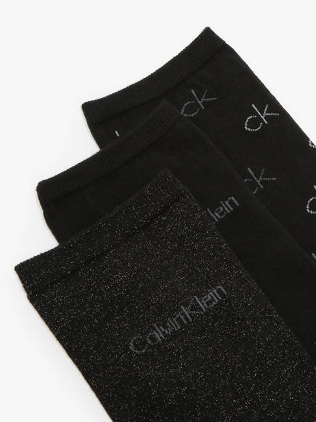 Chaussettes Calvin klein jeans Noir socks women 71229444 vue secondaire 1