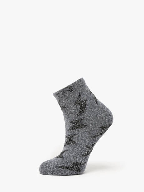 Chaussettes Vanessa wu Gris socks women CH006GR