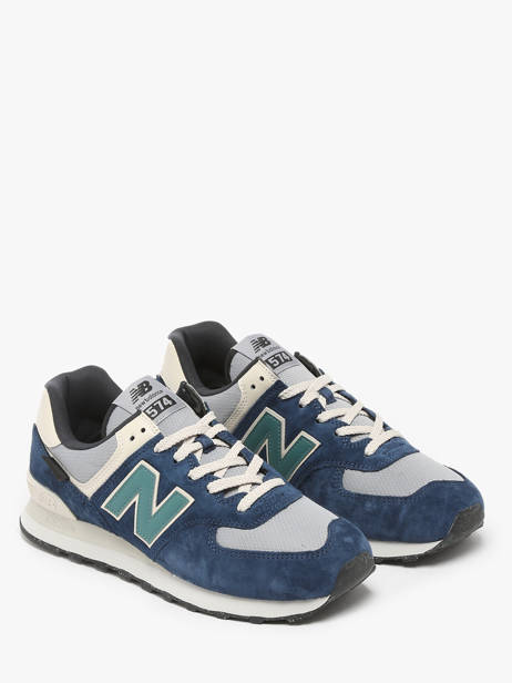 Sneakers 574 New balance Bleu unisex U574SOA vue secondaire 1