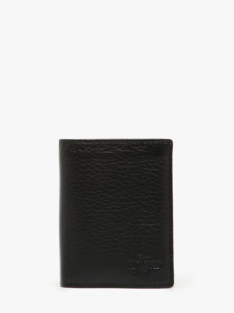 Portefeuille Cuir Yves renard Noir foulonne 23520