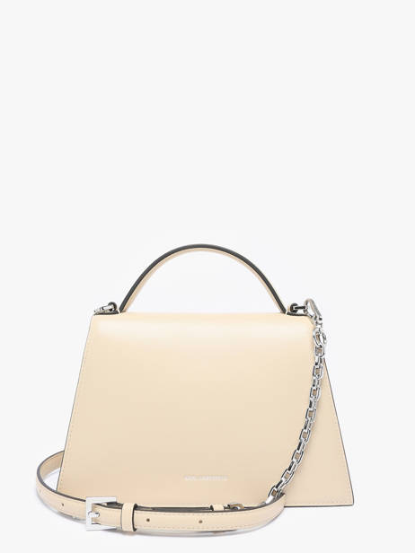 Sac Bandoulière K Signature Cuir Karl lagerfeld Beige k signature A1W30036 vue secondaire 3