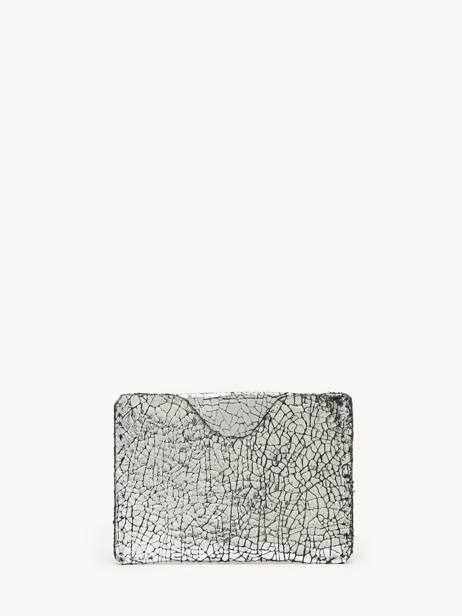 Card Holder Gabin Miroir Leather Paul marius Silver miroir GABINMIR other view 2