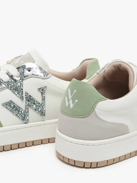 Sneakers Calie Vanessa wu Vert women BK2662VA vue secondaire 3