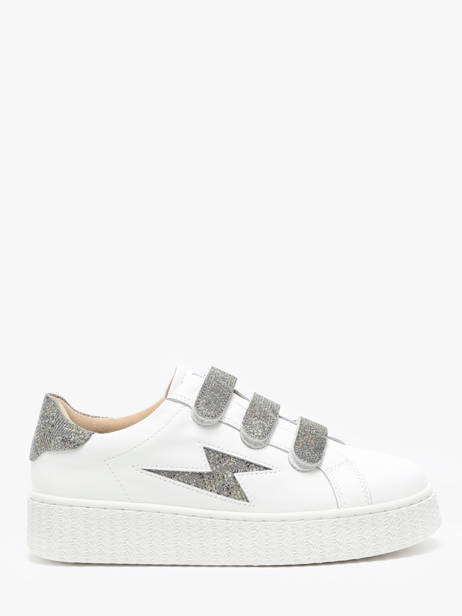 Sneakers Jane En Cuir Vanessa wu Gris women BK2231AT