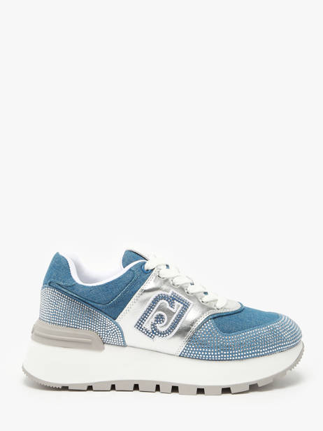 Sneakers Amazing 33 En Cuir Liu jo Bleu women BA5051PX