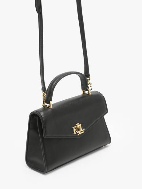 Sac à Main Farrah Cuir Lauren ralph lauren Noir farrah 31968761 vue secondaire 2