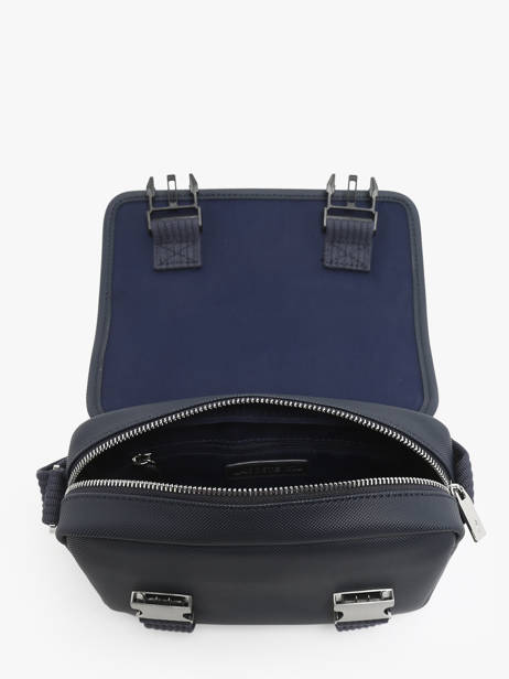 Sac Bandoulière Lacoste Bleu men's classic NH4858HC vue secondaire 3