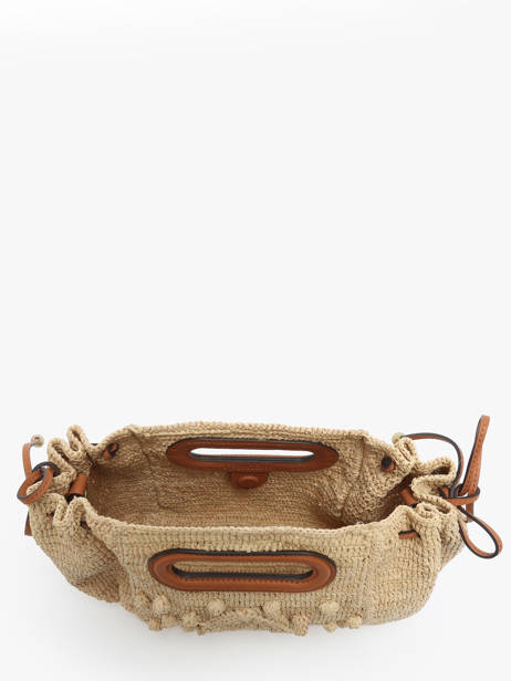 Sac Bandoulière Raphia Raphia Gerard darel Beige raphia DBS08454 vue secondaire 3