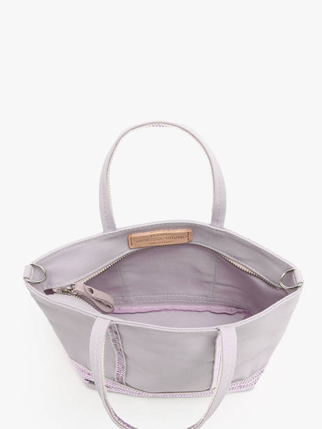 Sac Bandoulière Baby Cabas Paillettes Vanessa bruno Violet cabas 1V40410 vue secondaire 3