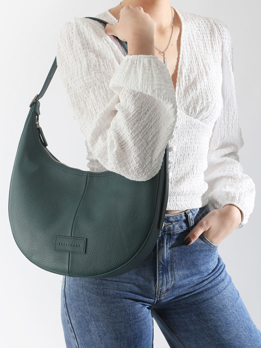 Longchamp Essential cuir Besaces Vert