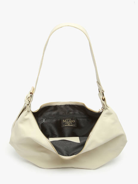 Sac Porté épaule Sauvage Cuir Milano Beige sauvage SA24111 vue secondaire 3