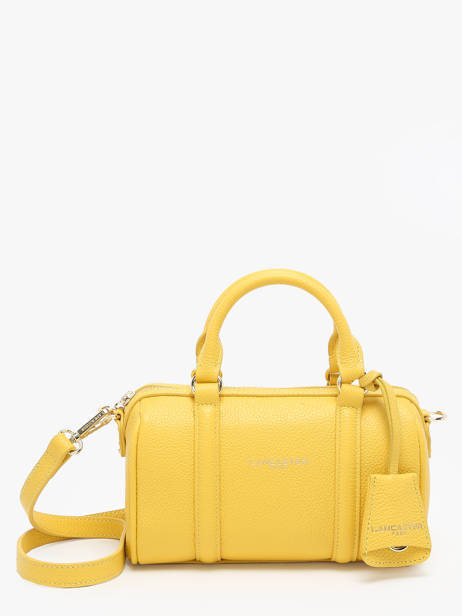 Sac Bandoulière Milano Ana Cuir Lancaster Jaune milano ana 101